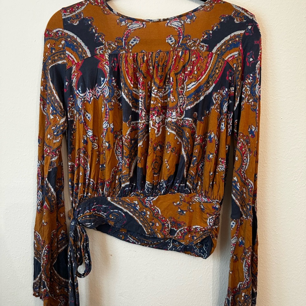 Free people Bohemian Wrap Top in Multicolor by Free People - Picture 2 of 3
